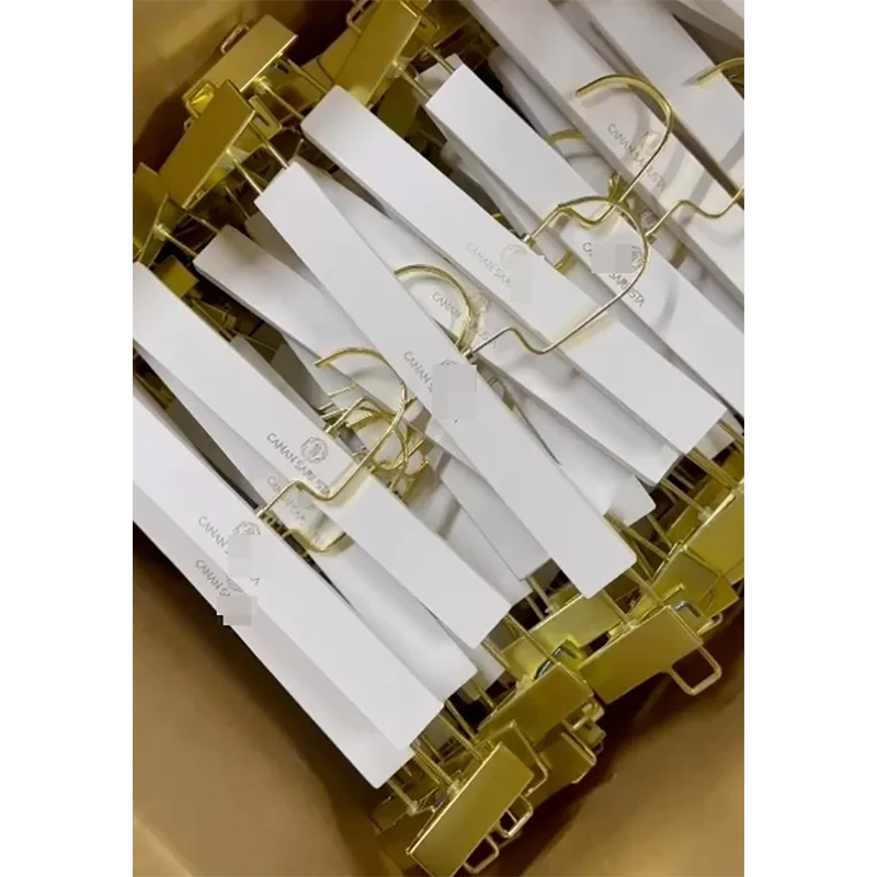 Золотые вешалки для брюк и юбок 360 поворотный крючок ультратонкая вешалка из бука магазина одежды