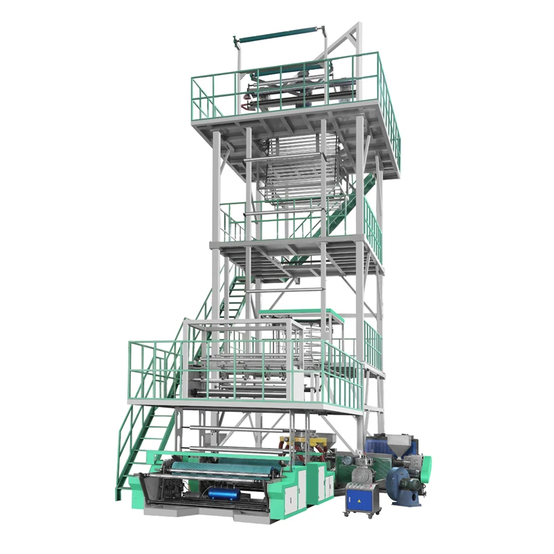 High Speed 3-layer Big Agriculture Bopp Hdpe Ldpe Biodegradable Plastic Film Extruder Blowing Machine Price
