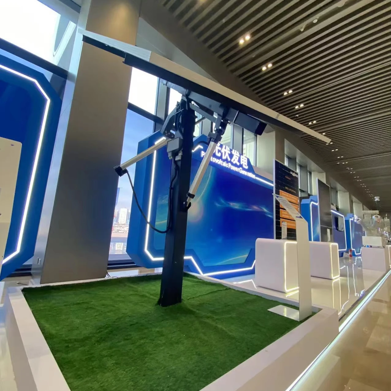 Hot sale Solar Tracker 6KW Hot Selling Low Price Automatic Solar Tracker Sun Power Dual Axis 8 Panels solar tracker dual axis