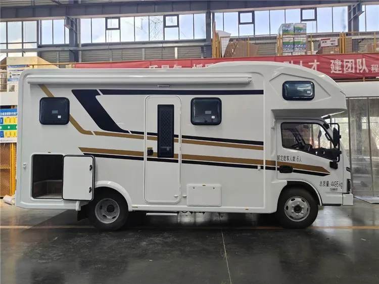 Cheap Price Factory Custom YUEJIN S100 Small Size Motor Home RV Caravan