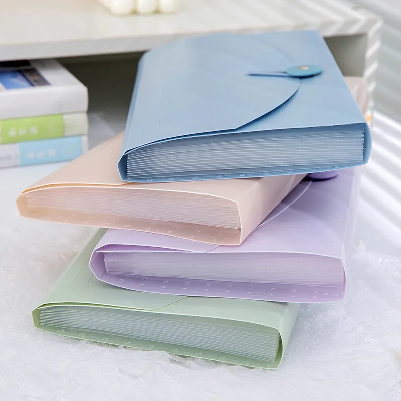 Morandi Folder file holder portable bill bill receipt buggy bag large capacity invoice collection book
