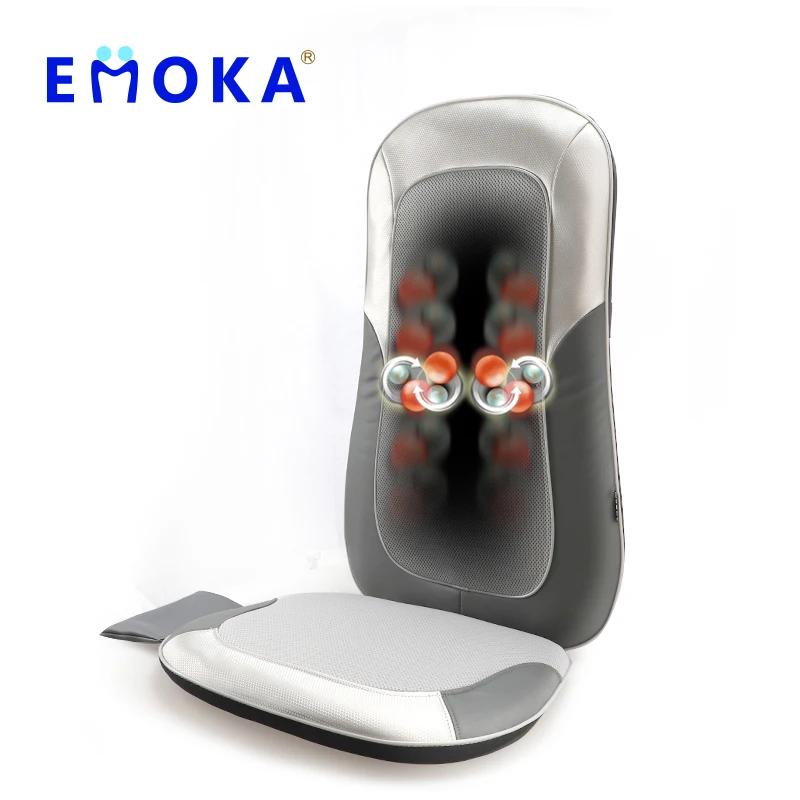 EMOKA 2020 новая вибрация шеи и спины массажное кресло подушка