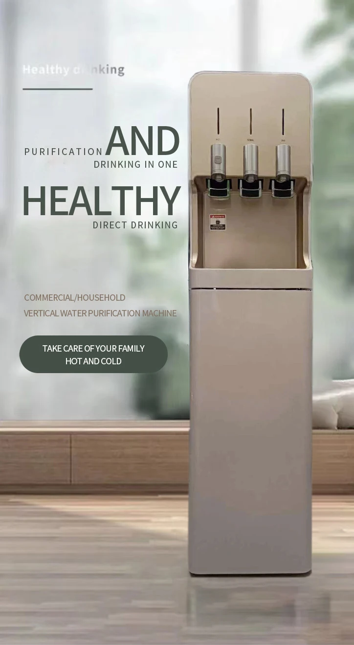 OEM 2910H with CE hot and cold water dispenser compressor refrigeration for home and office without filtration system