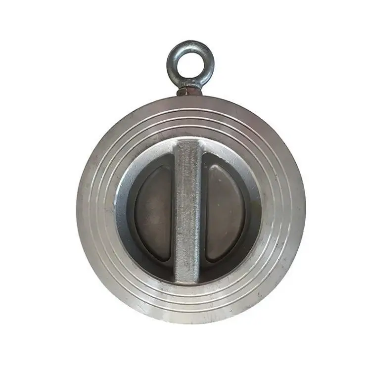 Stainless steel wafer type disc double plat PN16 check valve