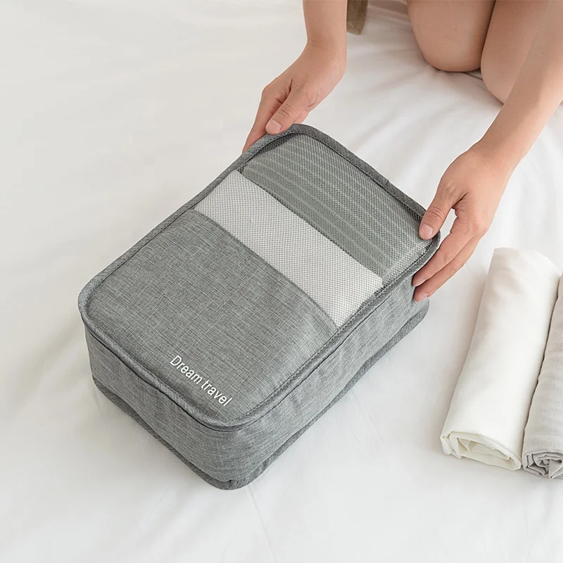 
7 set New design Travel Organizers Storage Bag Packing Cubes men women travel luggage organizer bag waterproof compression 