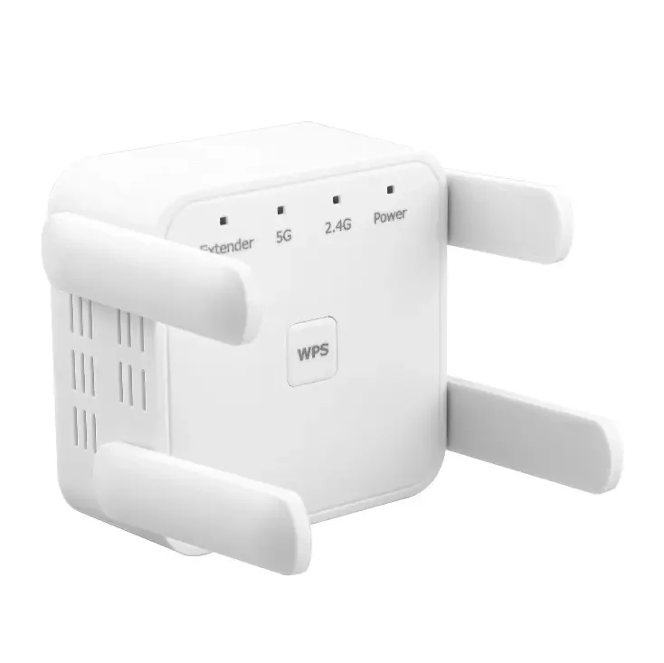 High Quality 1200Mbps 2dbi antenna Wifi Extender Repeater Dual Band 5GHz Lan Extender Wifi Long Range Repeater