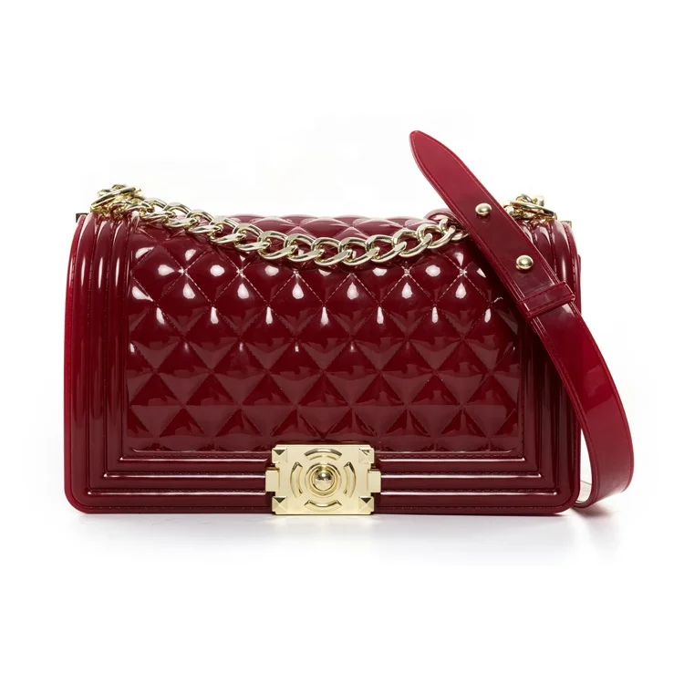 
Wholesale 2020 new arrivals women Shoulder bag Glossy pvc ladies luxury designer handbags fashion candy Jelly women hand bags 