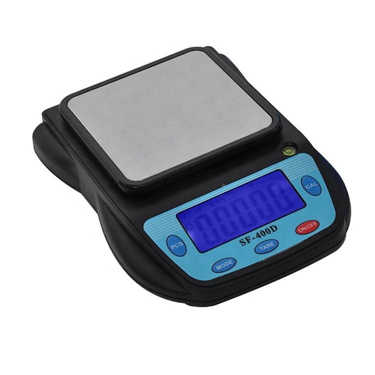 SF-400D 600g X 0.01g Digital High Accuracy Laboratory Analytical Balance Scale Large LCD Display