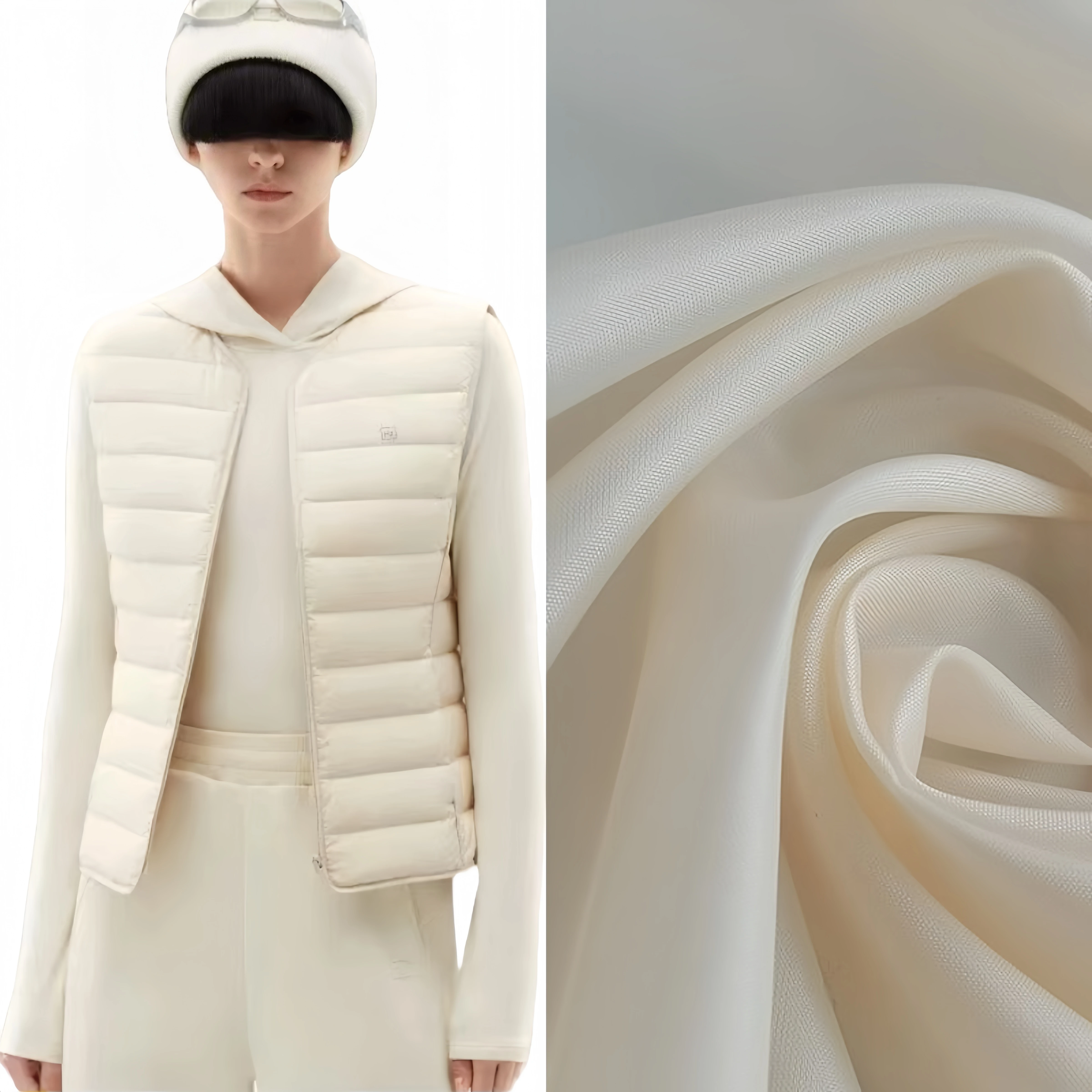 Factory Price 210T Taffeta Fabric Down Jacket Outer Fabric 380T Warm Windproof Jacket Lining Nylon Taffeta Fabric