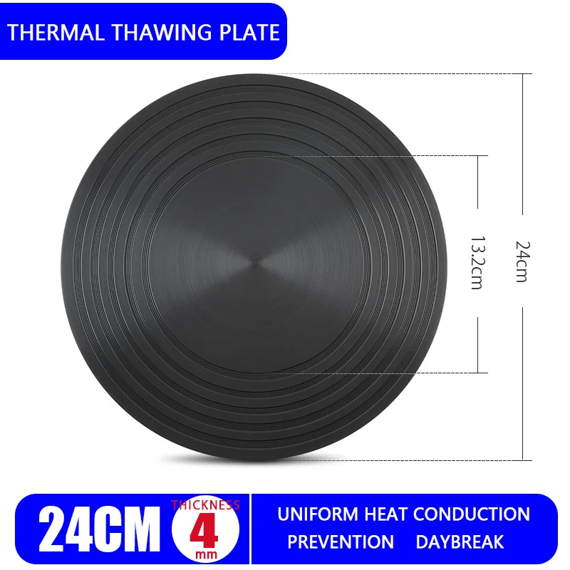 specializing In manufacturing black 28 cm heat conduction plate for kitchen