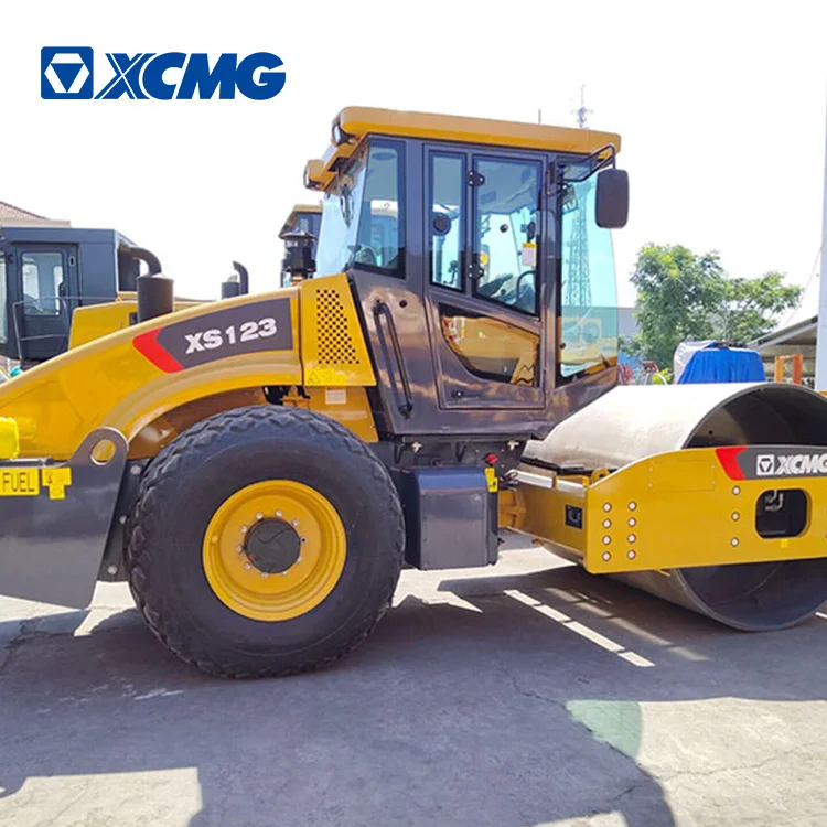 XCMG Official 12 ton Single Drum Vibratory Road Roller XS123 for Sale
