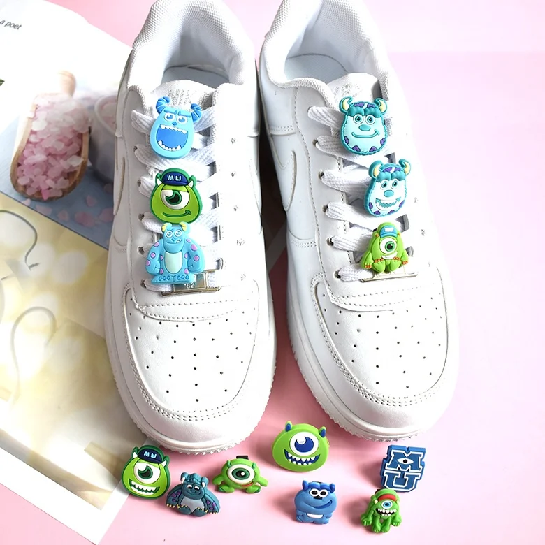Shoelace Charms Cartoon Child Sneaker Casual Shoes Shoelace Clip Charm PVC Shoe Decoration