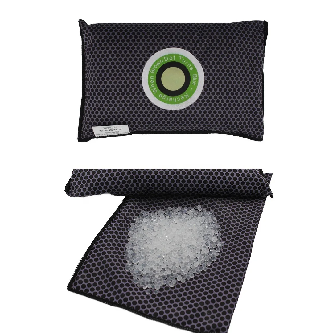 Reusable Silica Gel Desiccant Car Dehumidifier Bag with Smart Indicator