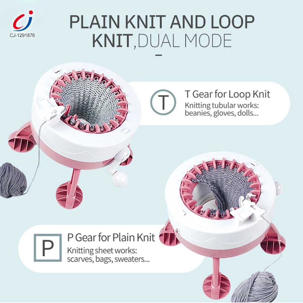 Chengji Diy Make Toys Handmade Children Educational Toys Creative Star Cylinder Wool Knitting Machines Toy