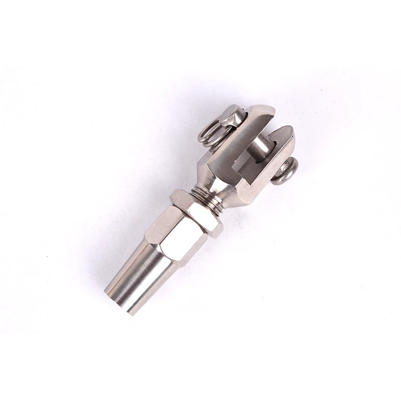 Factory Price Newest Rigging Hardware Stainless Steel Wire Rope Fitting Swage Fork Terminal Machine