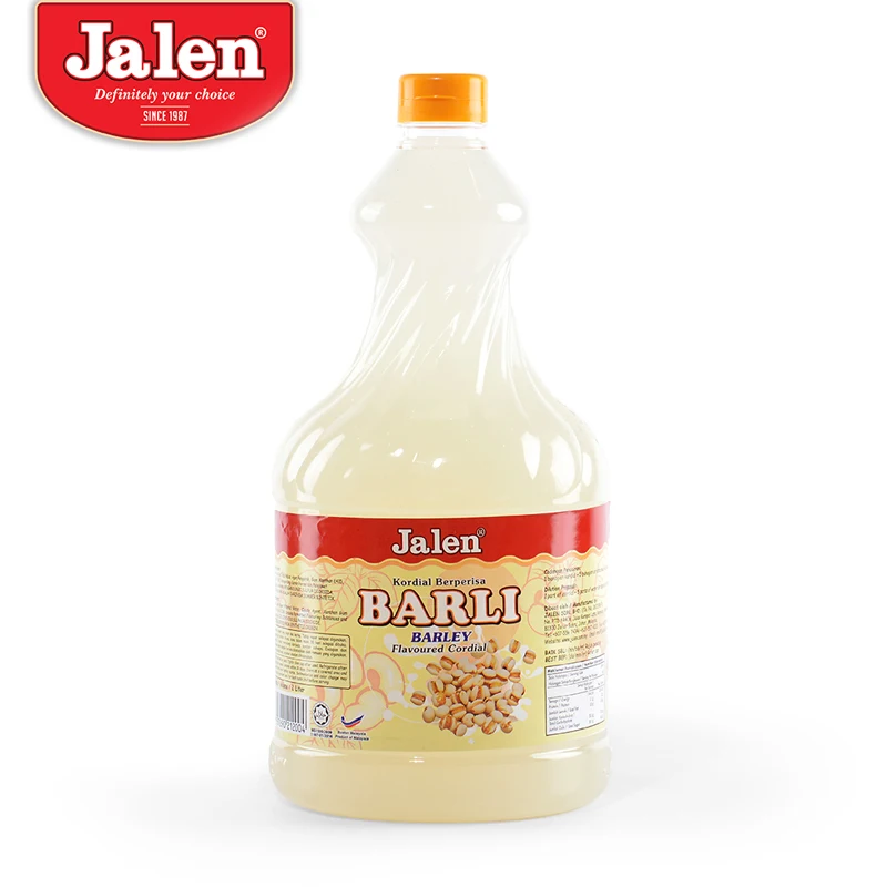 Factory Price Premium High Quality Sweet and Delicious Syrup Beverage Condiments Barley Flavoured Cordial 2L