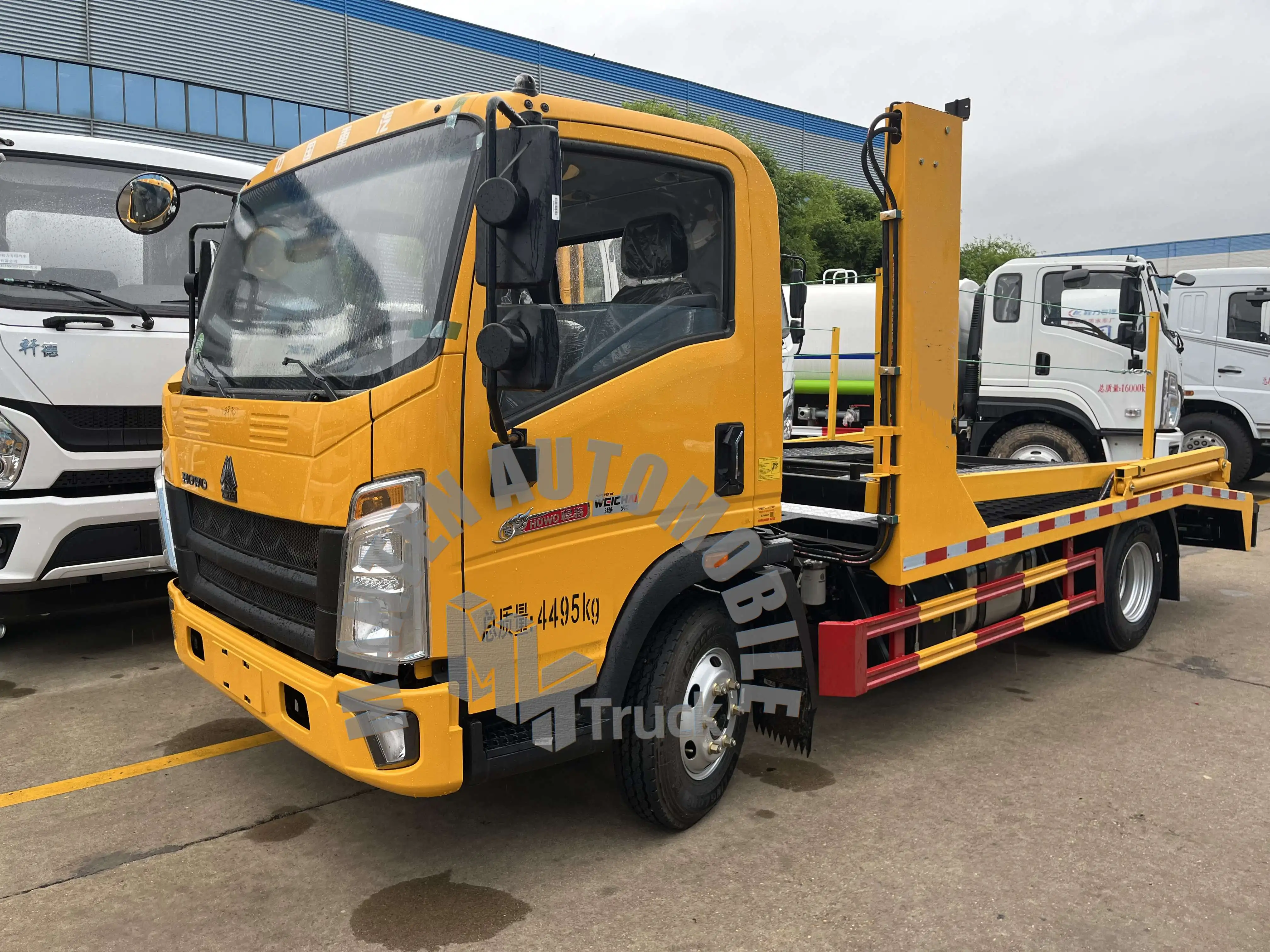 Горячая распродажа гидравлический автоматический зажимной автомобиль Howo 4x2 5 тонн тяжелые эвакуаторы