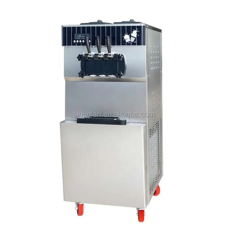 Commercial Chinese Softserve Softice Softy Icecream Ice-cream Making 3 Flavor Soft Serve Ice Cream Maker Machine Price