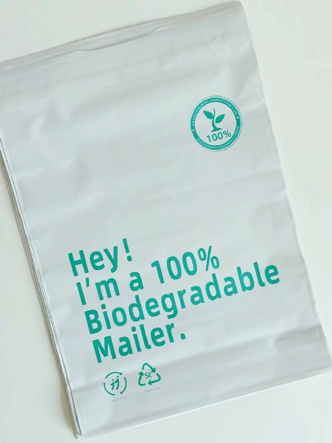 100% Compostable Poly Mailer Recycled Shipping Eco Friendly Mailing Bag For Garment, Post & Express