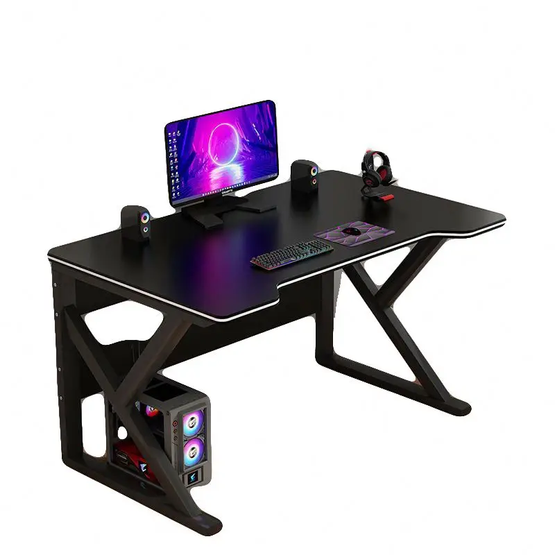 Gaming Pc Desk Competition Computer for Gamer Desks K-Shaped Leg Table