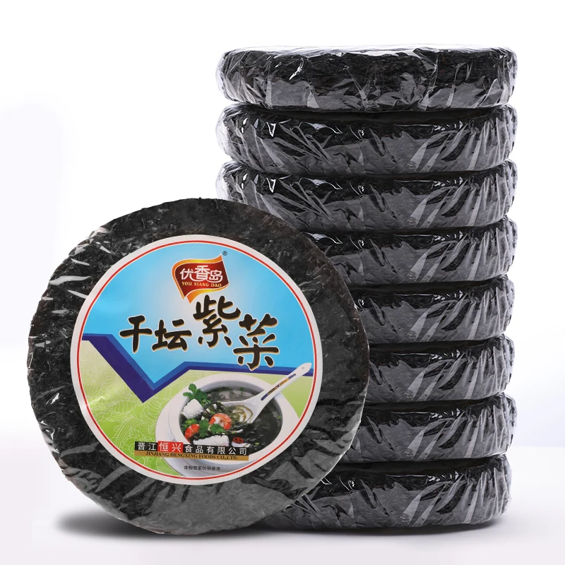 60g Wholesale dried round purple seaweed porphyra haitanensis for soup