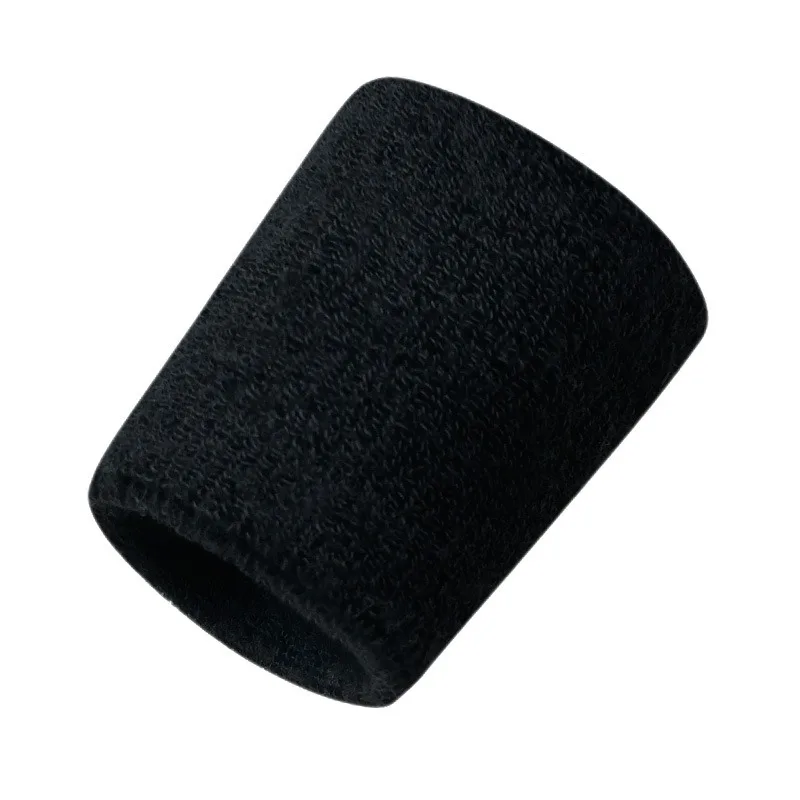 Custom Soft Cotton Terry Cloth Knitted Sweat Athletic Exercise Sweatband Wristband