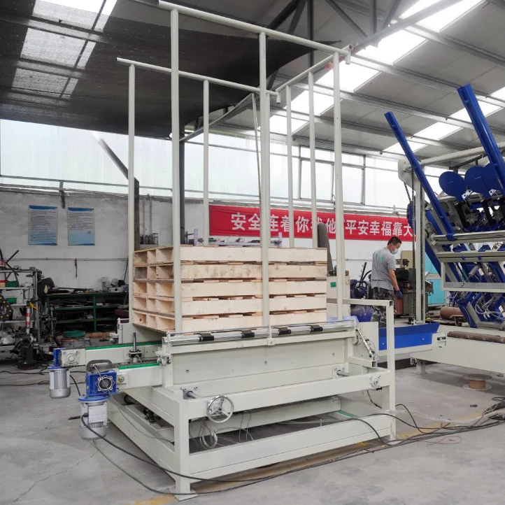 Euro pallet stacker machine