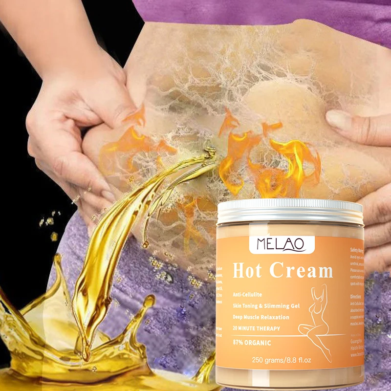 Oem Private Label Natural Organic Anti Cellulite Hot Fat Burning Body Weight Loss Belly Slimming Stomach Burn Tummy Slim Cream