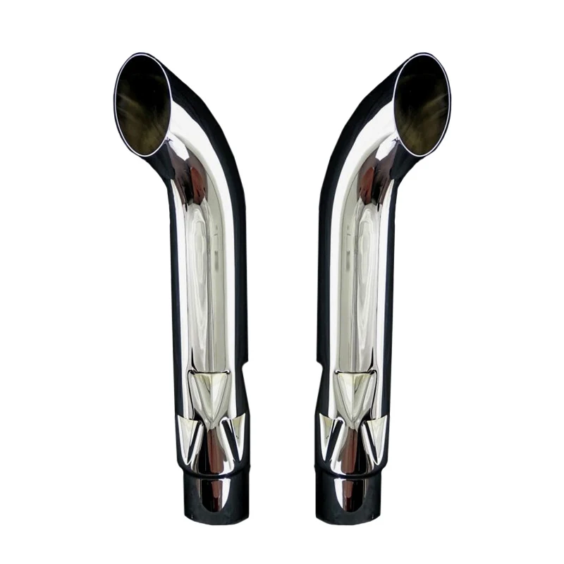 Tractor Truck Chrome Exhaust Curved Pipe Stack