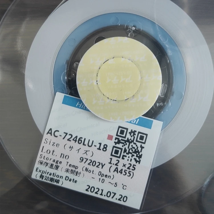  (Хорошее качество) оригинальный ACF лента AC-2056R-35 AC-7206U-18 AC-7246LU-18 обвязочная склеивания 1 2*50 м 5*50 2 0*50 активированное углеродное волокно