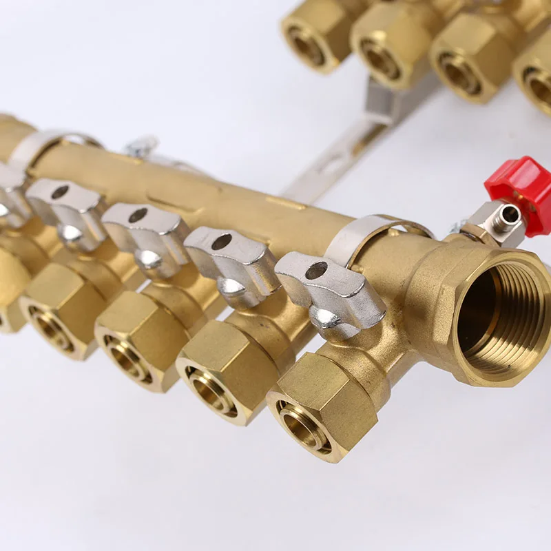 floor  heating brass manifolds