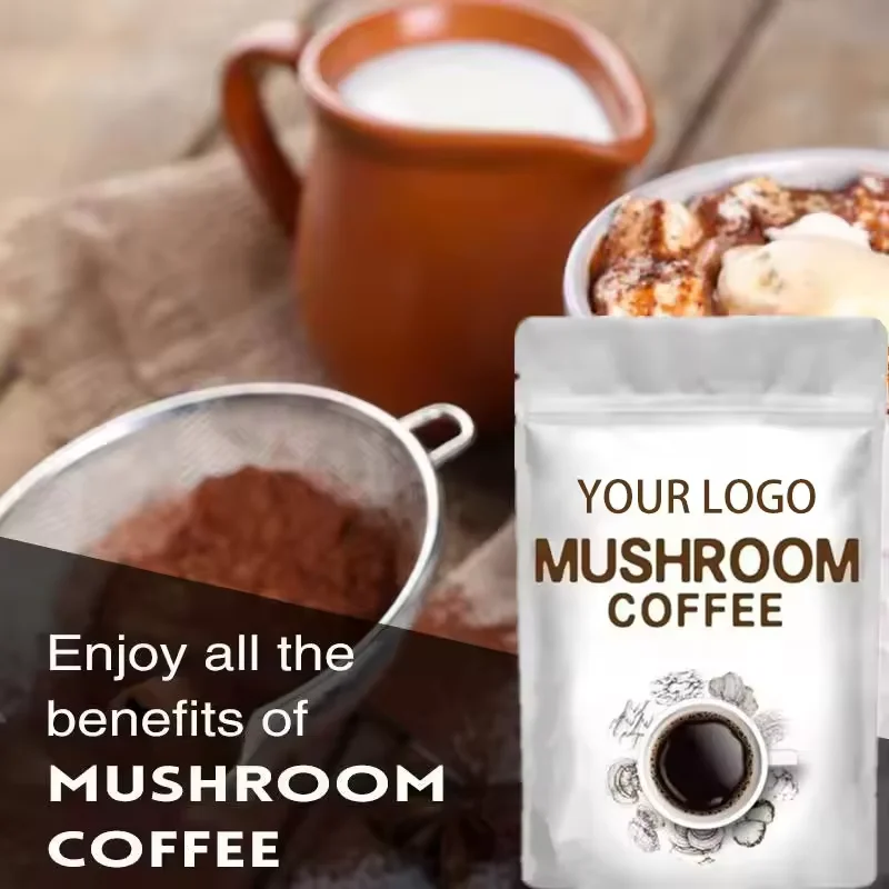 Кофейная смесь Ganoderma Lucidum Reishi растворимый кофе 7 в 1 китайский пакет упаковка картонная коробка Экстракт Рейши