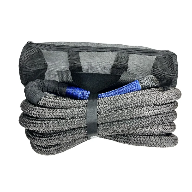 22mm  9m off road car towing  kinetic recovery rope with  protective sleeve