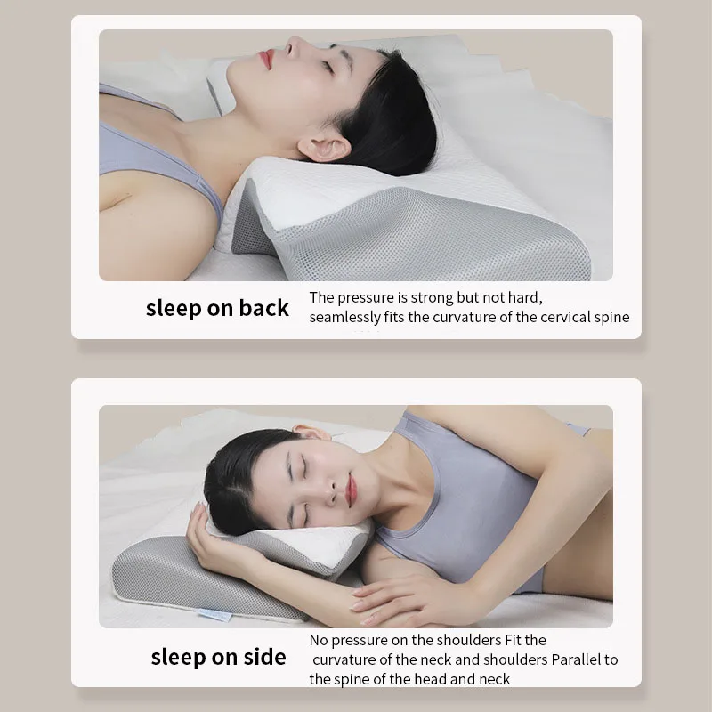 Beezin Environmental Protection Memory Slow Recovery Core Single Rectangular Neck Protector Comfortable Pillow
