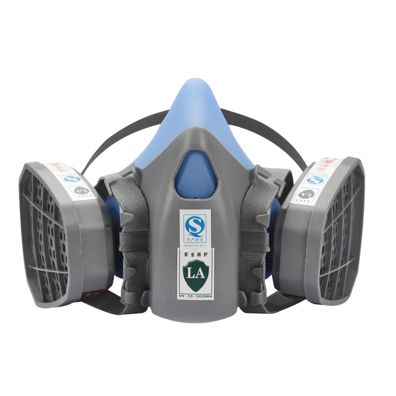 
Anti-Virus Fully Enclosed Dust-Proof Pesticide Spray Paint Chemical Gas Protection Mouth Nose Full Silicone Mask 
