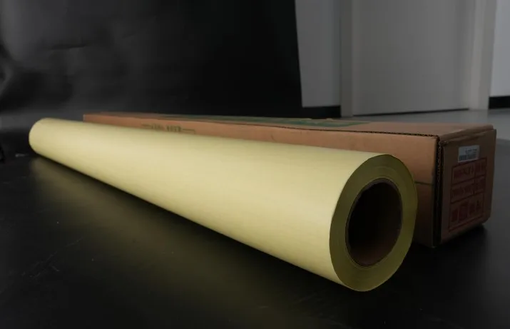 Glossy/Matte Economic Decorative Super Transparent 80micro 100g Yellow Release Paper Cold Laminated Film