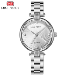 Mini Focus MF0310L Ladies Watch Gold Face Wrist Watch Japanese Movement Quartz Watch