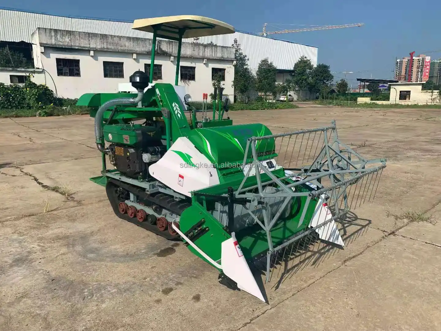 China harvesters rice combine harvester Crawler self-propelled full feed