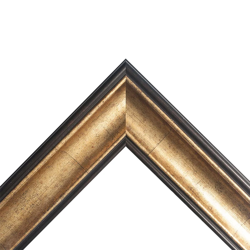 Guancheng DIY PS Retro Dark Gold Painting Frame For Canvas Painting Picture Factory Price Wall Photo Frame Poster Frame