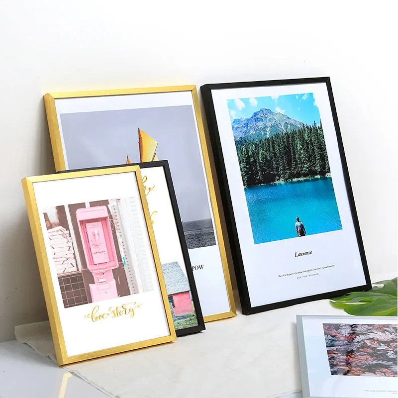 11x14 Aluminium Photo Frames Picture Stylish Decor Art Wall Style Modern Piece Poster Frame