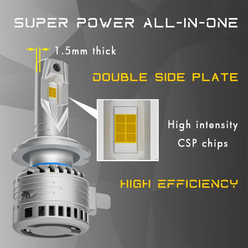 NEW 10000lm X9  Plug and Play LED Headlight Bulb fog light12V 24V COMPACT LED BULB  for Toyota Hilux Corolla H7 Auto Light Bulbs