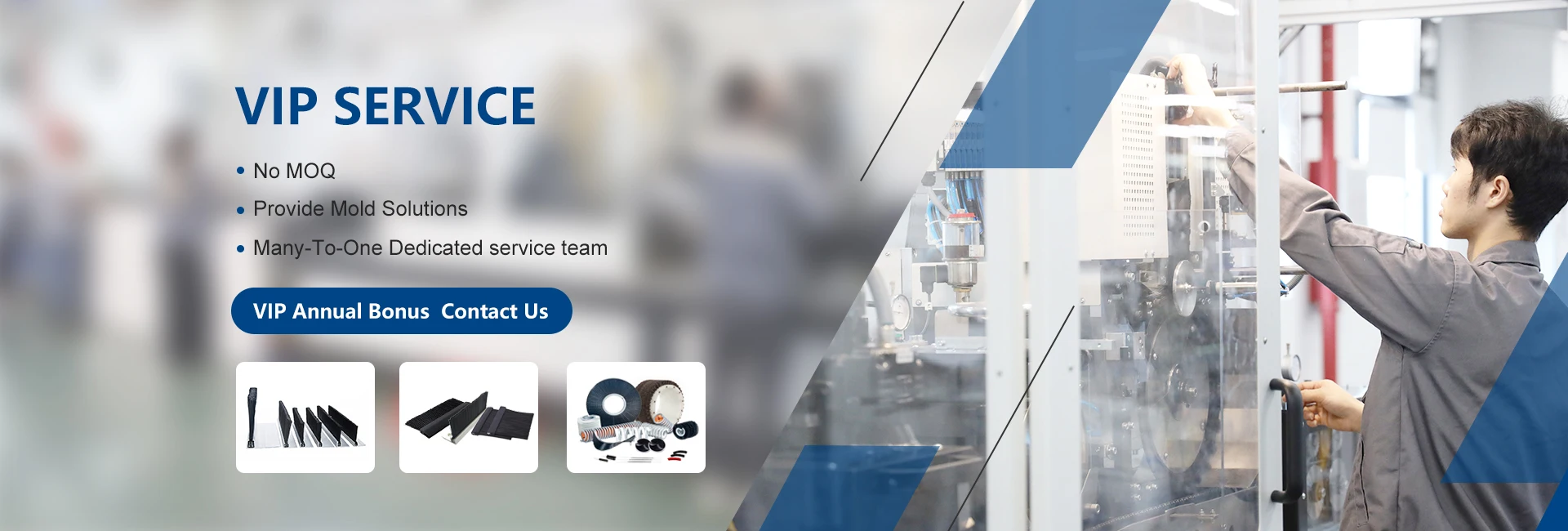 H Aluminum Alloy Brush Strip Cabinet Threading Brush