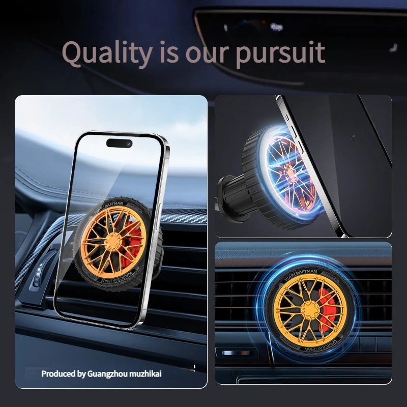 Amazon hot product mini portable strong magnetic mobile phone stand New design mobile installation dashboard car vent stand
