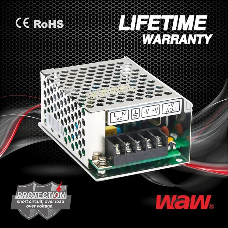 Mini size 5v 3a 15w MS-15-5 ac to dc 110V/220V Switching Power Supply