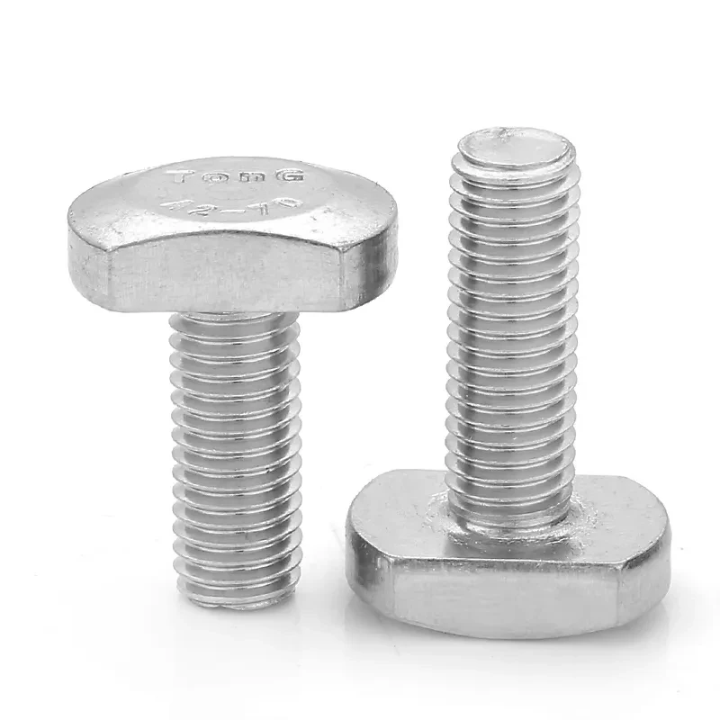 SS304 SS316 DIN21346 Stainless Steel304/316 Square Head Bolts T shape bolt