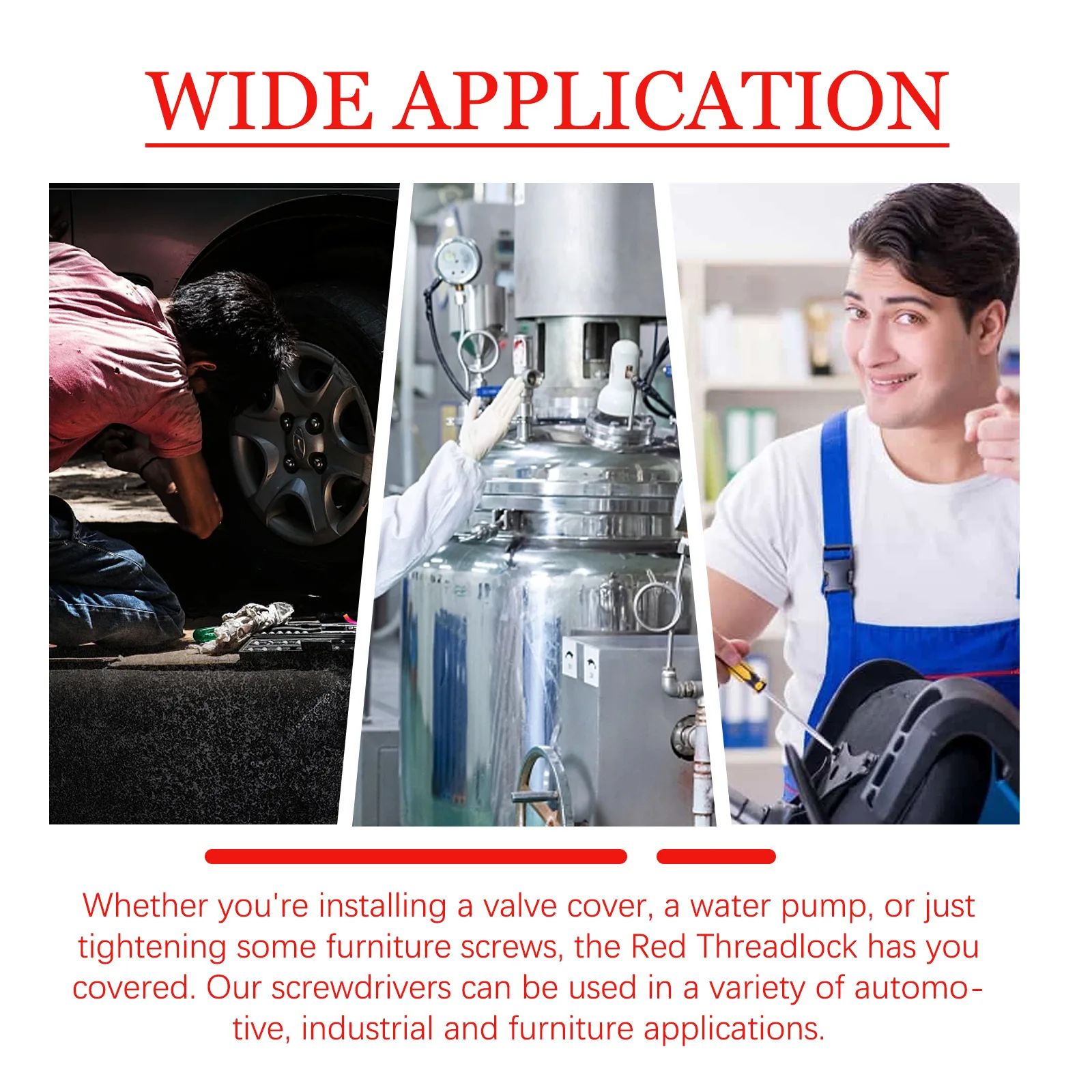 Rayhong High Strength Thread Locker Fast Locking Anaerobic Glue Gel in Wholesale High Performance Anaerobic Sealant