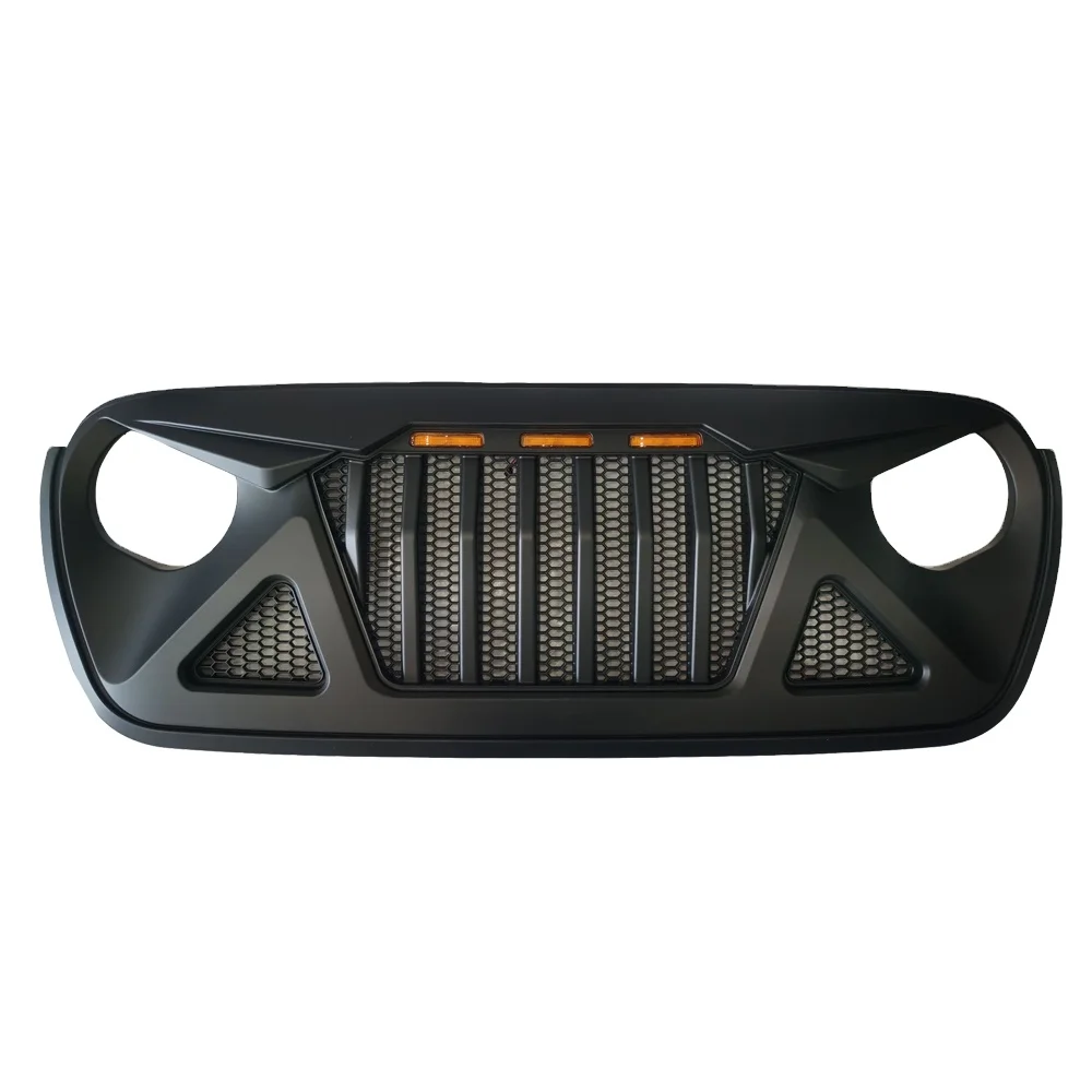 Автомобильные аксессуары Shanghai Sanfu подходят для Jeep W rangler JL JT 18 + JL1263 передний гриль новый продукт 4x4 внедорожный с