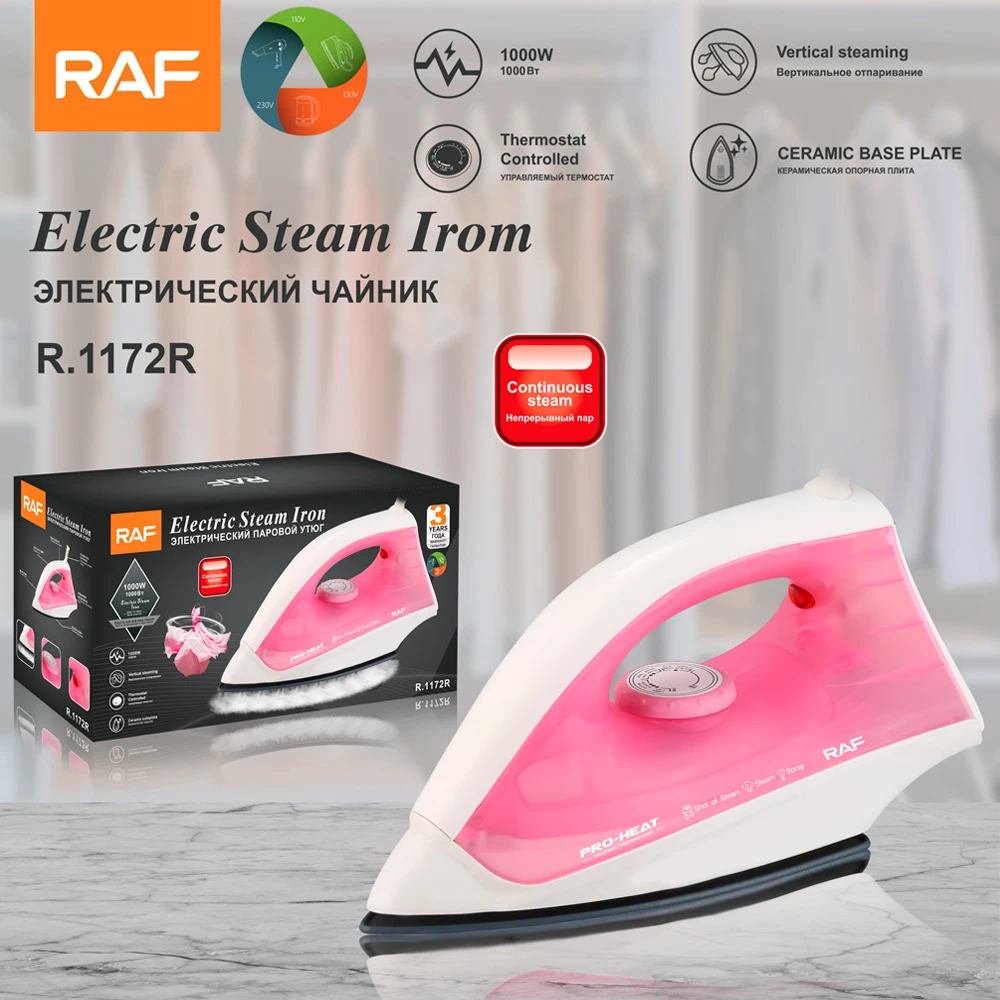 RAF New Style Electric Dry Iron Multifunction Electric Iron Handheld Electric Iron Clothes