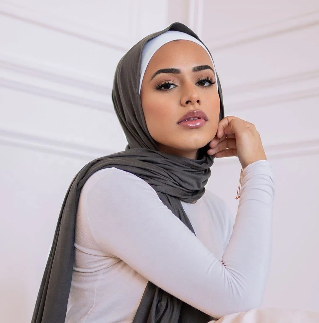 
Premium Big Size Soft Cotton Jersey Hijab Scarf With Good Stitch Stretchy Long Shawls Scarf Women Hijab 