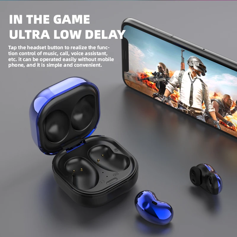 New Product Ideas 2021 S6 TWS Wireless Earphones Mini Waterproof Music Earpieces Stereo Sports Earbuds for iPhone Samsung